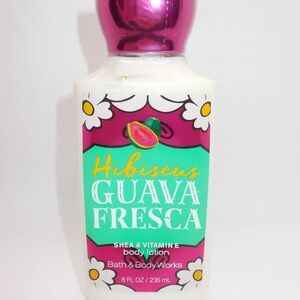 Bath & Body Works Hibiscus Guava Fresca Body Lotion - Pink and White